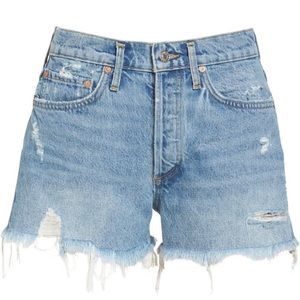 Agolde Parker distressed shorts in swapmeet size 29!
